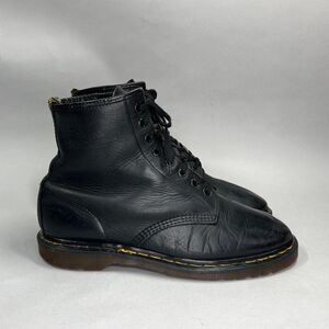 Dr. Martens Vintage Boots Men's Size 10 Black Leather Lace Up Retro Combat Boots